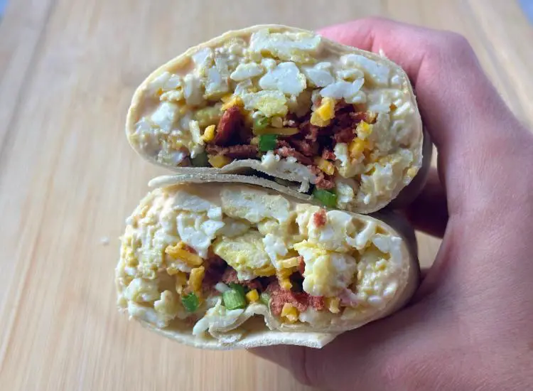 High Protein Breakfast Burrito
